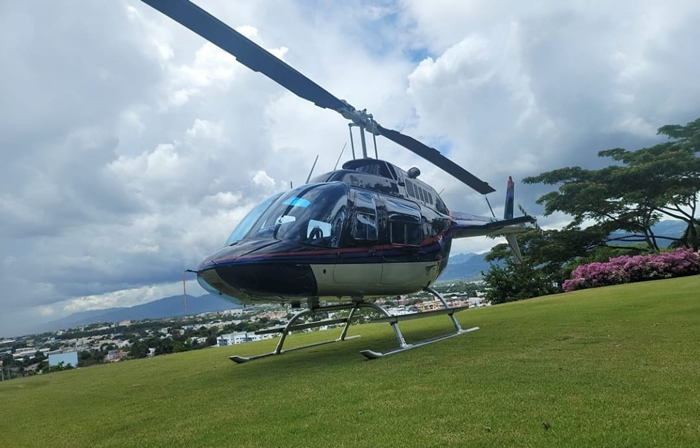 pantera transportation group bell 206b3 jet ranger helicoptero transfers santo domingo punta cana